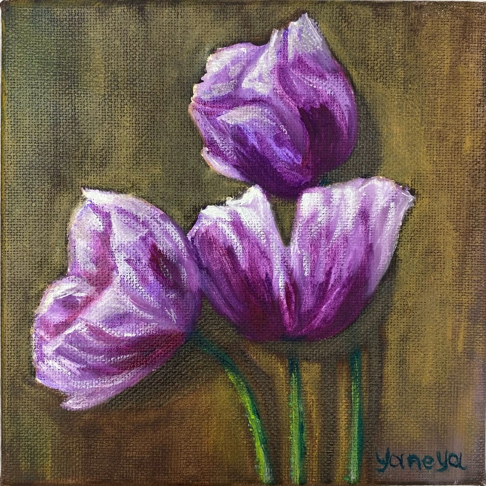 Poppy Original oil painting contemporary art floral painting impression poppies